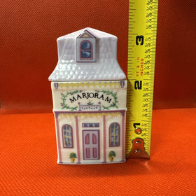 Vintage 1989 Lenox Spice Village MARJORAM Jar & Lid
