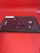 Native American Artifacts Lot 14 w/ Frame Arrowheads Collection 12”x8” Frame #15