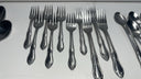 Simeon L & George H Rogers Oneida Xtra Jasmine Flatware Set / 48 Pieces