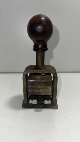 Vintage Roberts Model 49A Numbering Machine – 6 Wheels, Made in England