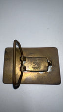 Ampersand Solid Brass Bald Eagle Buckle Kalamazoo Michigan Hand Made VTG 1970's