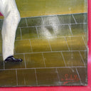 Painting by Agapito Labios "Boy with Birds”