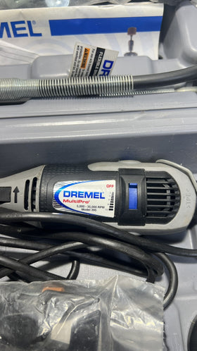 DREMEL MULTIPRO VARIABLE SPEED 395 W/SHAFT 225 & 35 ACCESSORIES-Diamond Tip MINT