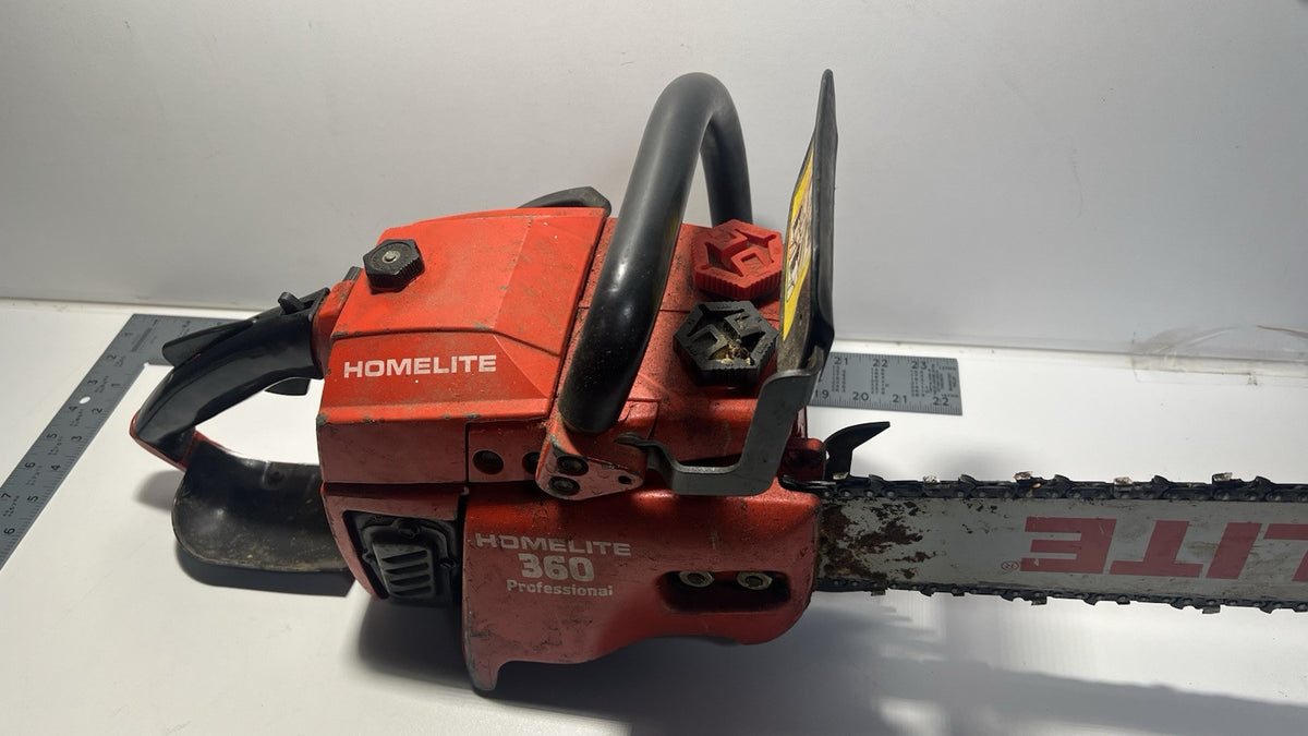 Homelite 360 Automatic Chainsaw  - Powerhead / 10501A - unverified. With Case.