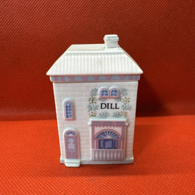 Vintage 1989 Lenox Spice Village DILL Jar With Lid