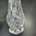Hofbauer Collection Lead Crystal Vase With Bird 5 1/3” Tall