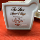 Vintage 1989 Lenox Spice Village ONION Jar With Lid (has Chip)