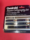 Vintage OSMIROID MASTER CALLIGRAPHY SET, 6 Nibs - Sealed 22 Carat Gold Plated