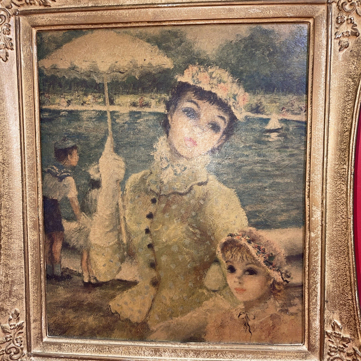 Huldah Prints Vintage Frames 1950s Woman and Young Girl