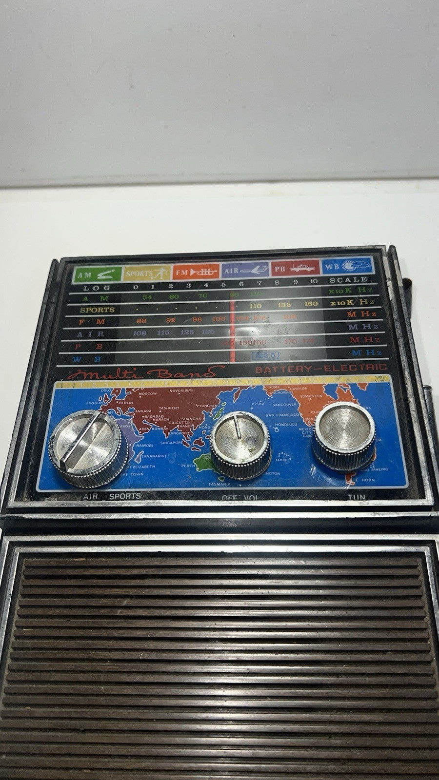 Vintage Empire Ultrasonics 1710PA Multi-Band Radio AM/FM/AIR/PB/WB Works